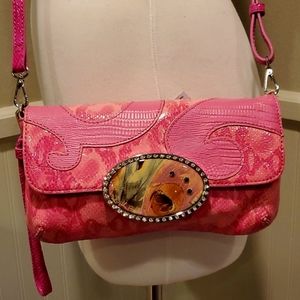 NWT Debbie Brooks jeweled crossbody